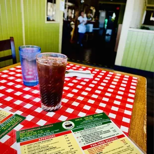 Menu had so many delicious sounding options