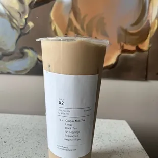 Ginger Milk Tea