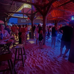 Night time . Basically night club .