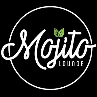 the logo for mojito lounge