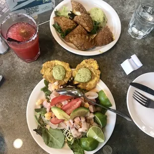 Ceviche Mojito, Empanadas De Guayaba