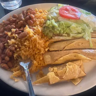 Bean and cheese flautas