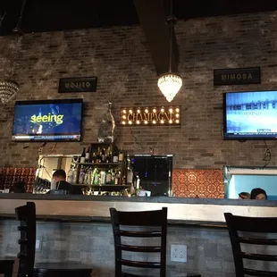 Picture of the back of restaurant/bar.