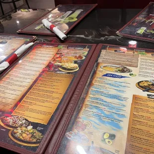 More pics of the menu