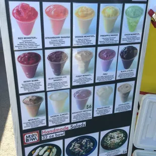 ramen and noodles, menu