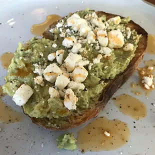 Smashed Avocado and Feta on Toast