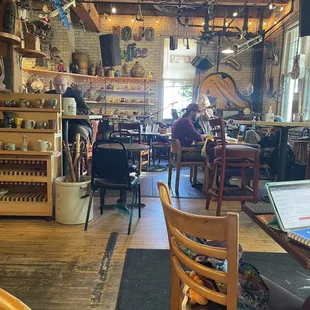 Inside, seating, live music