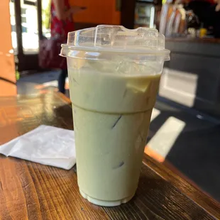 Iced "MATCHA" latte