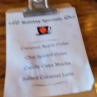 Special for the holidays. I got the candy cane mocha