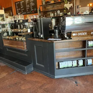 The bar inside
