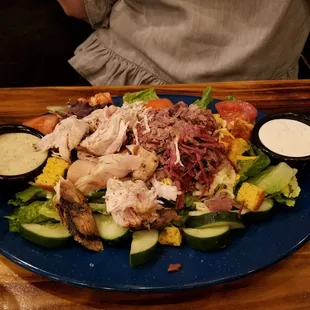 2 meat salad.