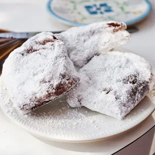 Beignets. Amazeballs. Loved them. Only available to order on weekends.