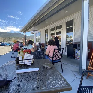 Dog friendly patio