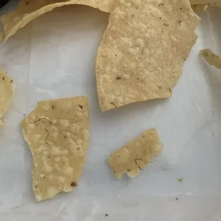 Hair in my chips.