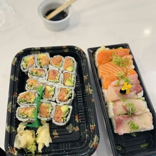 sushi and sashimi, food, sushi, sashimi