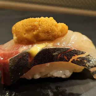 Shima aji with maine uni