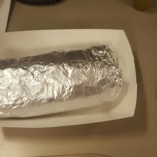 Big carnitas burrito