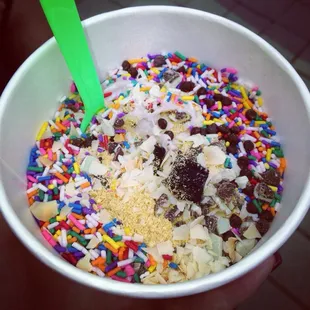 Salted Carmel sprinkle explosion
