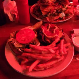 Burger n nachos