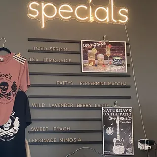 Specials (seen April 2024)