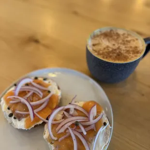 food, bagels, bagel