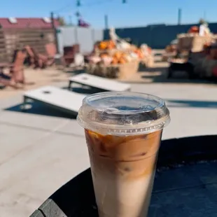 Iced Quad Shot Snickerdoodle Latte