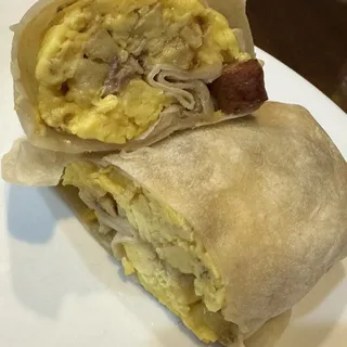 Sausage Breakfast Burrito