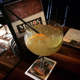 White sangria at Mojo's