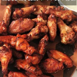 Smoked and then deep fried wings.