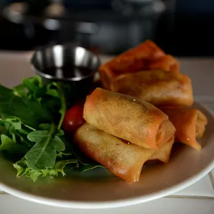 Side of spring rolls. Yummy!!!