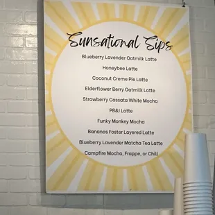 The special menu 2024