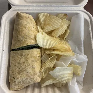 Mediterranean Veggie Wrap