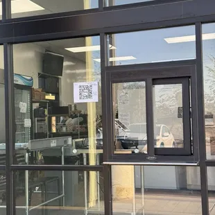 You can order at this window