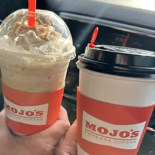 Banana foster blended &amp; chocolate mellow marvel hot