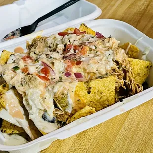 Chicken nachos