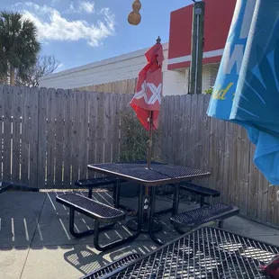 Sat outside to get the sunshine in!