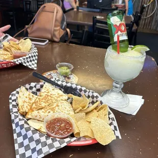 Smoked Brisket Quesadilla and delicious Beer-Rita XX style
