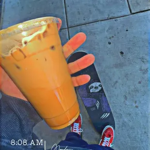 Iced caramel macchiato 4 shots