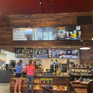 Mokas order counter.