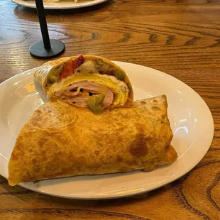 Fiesta breakfast burrito