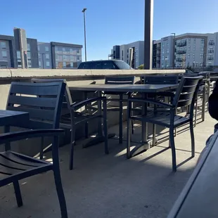 Outdoor patio seating