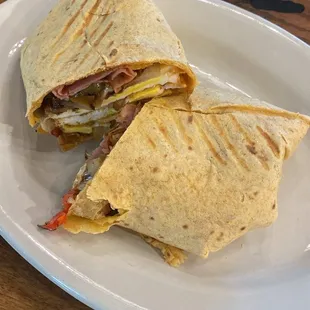 Fiesta breakfast burrito