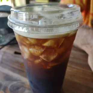 Cold Brew with Sugar free caramel flavoring