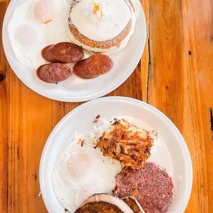 Sunrise Breakfast and Corned Beef Hash