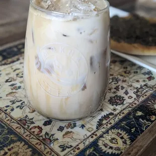 Iced caramel macchiato