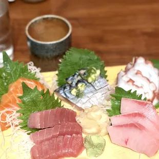 a variety of sushi