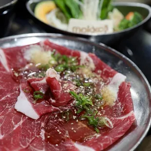 Flat Iron "Mokkoji Cut" (Half Marinade)!