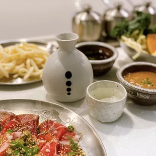 House sake (cold) / $7 + Udon / $3