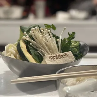 Vegetable, udon &amp; tofu - all you can eat