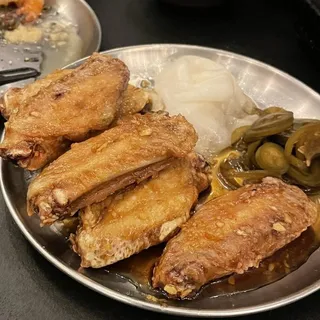 Drunken Chicken Wings Plate